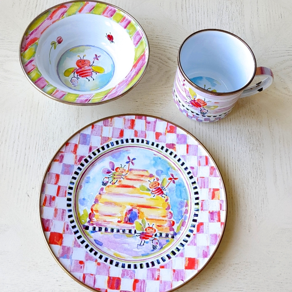 Mackenzie childs kids dinner set